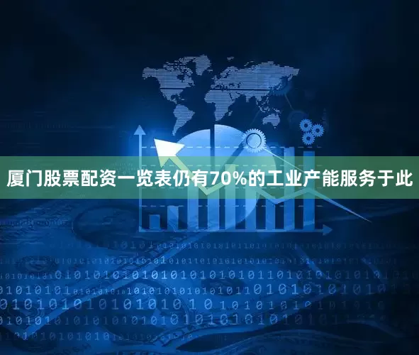 厦门股票配资一览表仍有70%的工业产能服务于此