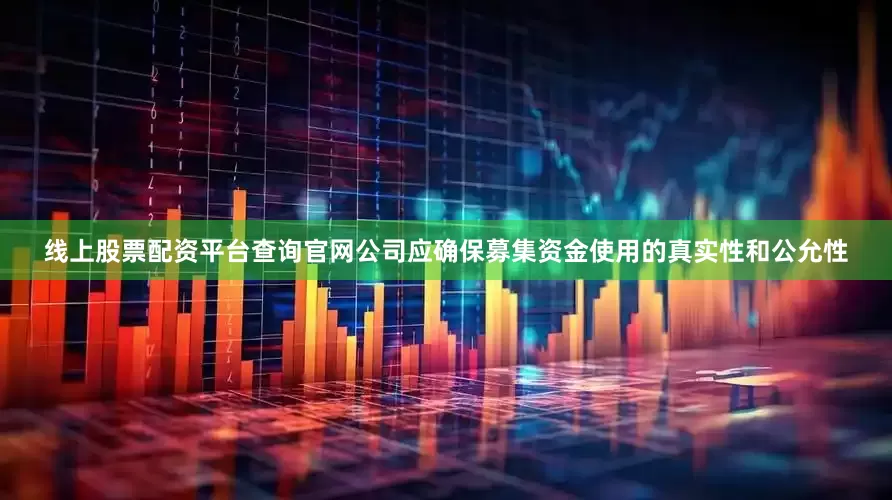 线上股票配资平台查询官网公司应确保募集资金使用的真实性和公允性